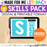 FREE Made For Me Literacy Skill Practice (Digital/Printabl