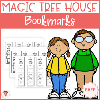 Preview of FREE Magic Tree House Bookmarks