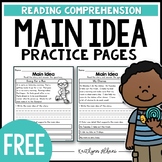 FREE Main Idea Practice Pages for Beginners