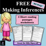 FREE! Making inferences - 3 reading passages/worksheets
