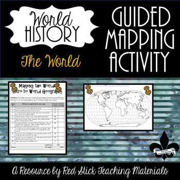 Preview of FREE Mapping The Continents and Oceans--No PREP!