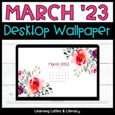 FREE March 2023 Spring Floral Wallpaper Computer Backgroun