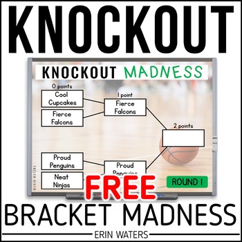 Preview of FREE March Bracket - Classroom Math Competition