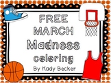FREE March Madness Coloring Pages by Kady Did Doodles