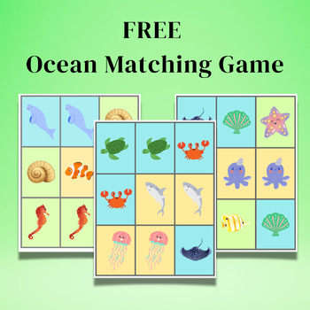 Preview of FREE Matching Game | Executive Functioning Skills