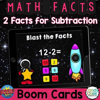 Preview of FREE Math Facts 1st & 2nd Grade Addition Facts Fluency Boom Card Game Activity