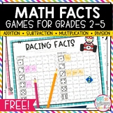 FREE Math Facts Games for Grades 2-5