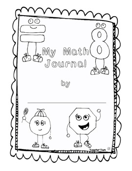 FREE Math Journal Covers by Teacher Tam | Teachers Pay Teachers