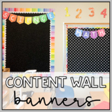 Content Bulletin Board Banners - ALL Core Subjects