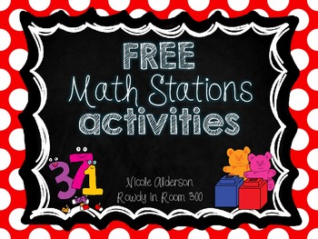 FREE Math Stations Activities