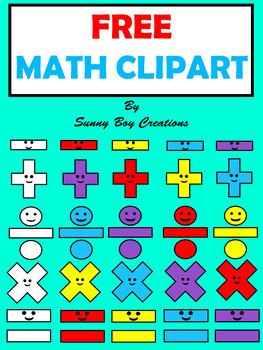 Preview of FREE Math Symbols Clipart