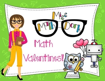 Preview of Math Valentines for your students!