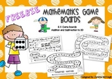 FREE Mathematics Game Boards with numbers to 20 ~ Miss Mac