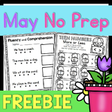 FREE May Activities and Worksheets - Teen Numbers - Word Families