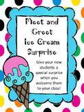 FREE Meet and Greet Ice Cream Surprise for Your New Students
