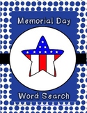 memorial day word search worksheets teaching resources tpt