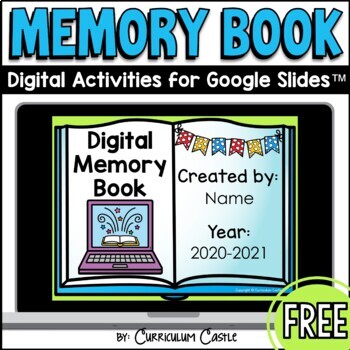 Preview of FREE Memory Book: End of the Year Digital Activity for Google Slides™