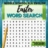 FREE Middle School Easter Activity WORD SEARCH (5th, 6th, 