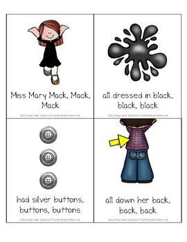 FREE Miss Mary Mack Song Cards by Easy Peasy Lemon Squeezy | TpT