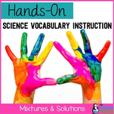 FREE Mixtures Vocabulary Lesson | Mixture, Solution, Disso