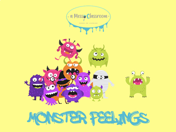 Preview of FREE Monster Feelings Halloween Thematic Unit Lesson Plan