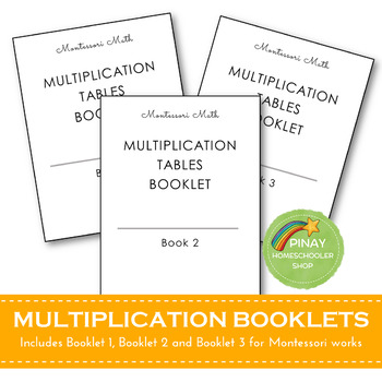 Preview of FREE Montessori Multiplication Booklets