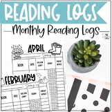 FREE Monthly Reading Logs