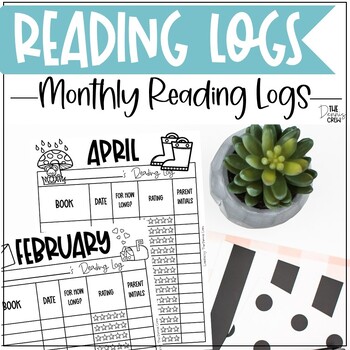 Preview of FREE Monthly Reading Logs