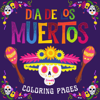 Preview of FREE Morning Work, Dia de Los Muertos Coloring Pages | Day of the Dead
