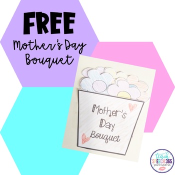 Preview of FREE Mother's Day Bouquet Craft