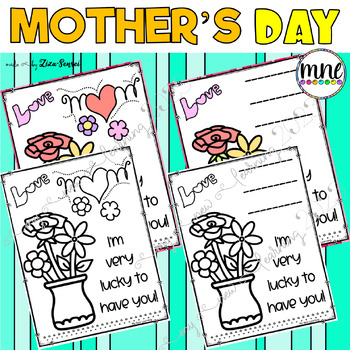 FREE Mother's Day Card Poster by My New Learning | TPT