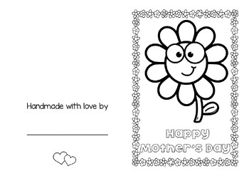 FREE Mother's Day Card Printable Templates for Toddlers & Preschoolers