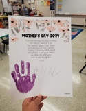 FREE Mother's Day Poem Template Hand Print | NO PREP!