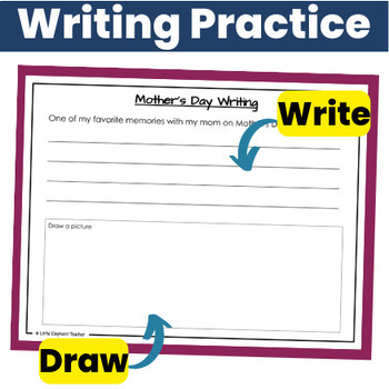 Poetry - Mother's Day Poem with Coloring Sheet and Writing Prompt ...