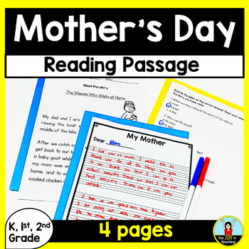 Preview of FREE Mother's Day Reading Comprehension Passage