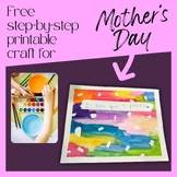 FREE Mother's Day Watercolor Painting Activity