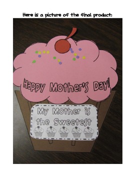 Preview of FREE Mother's Day Cupcake Coupon Book
