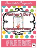 Mother's Day Poem {Handprint} FREE