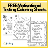FREE Motivational Testing Coloring Sheets