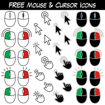 Preview of FREE Mouse & Cursor Icons