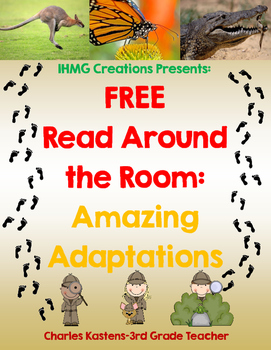 Preview of FREE Read the Room: Amazing Adaptations-Common Core