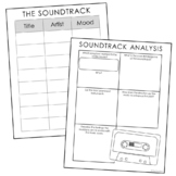 FREE Movie Soundtrack Analysis Activity Template | Generic