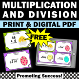 FREE Easter Multiplication Easter Division Centers Easter 