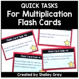 FREE Multiplication Task Cards for a Set of Flash Cards