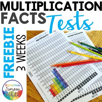 Preview of Multiplication Facts Tests Quizzes for Growth Mindset | Twelves 12s {Freebie!}