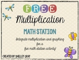 FREE Multiplication and Graphing Math Station