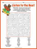 FREE Music Genres Word Search Puzzle Worksheet Activity
