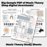 FREE Music Study Downloadable PDF: Music Theory, Activitie