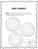 FREE! NO PREP! Bubble Moment Worksheet (Using Descriptive 