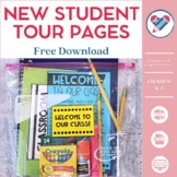 FREE New Student Tour Pages - Editable Student Tour Pages